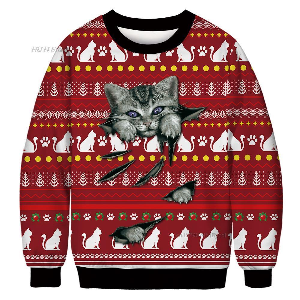 Cats Christmas Ugly Sweaters