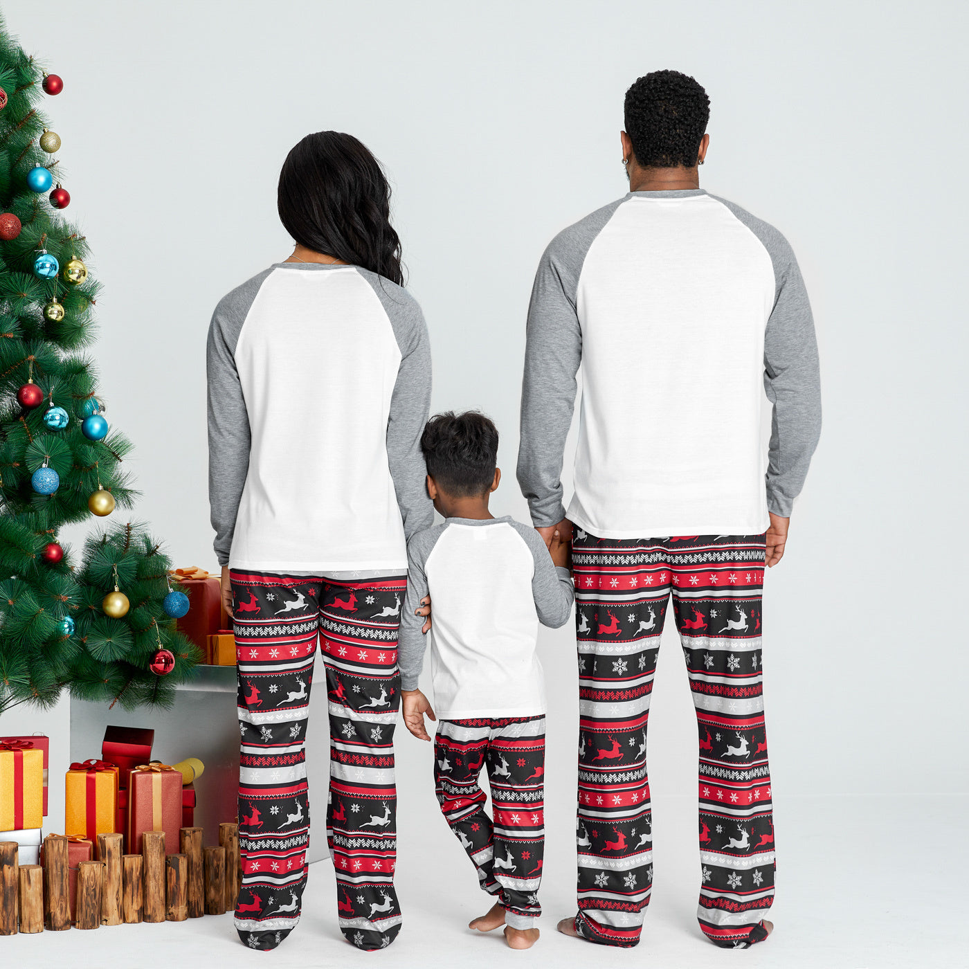 Santa’s Reindeer Family Matching Christmas Pajamas