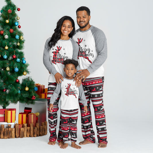 Santa’s Reindeer Family Matching Christmas Pajamas