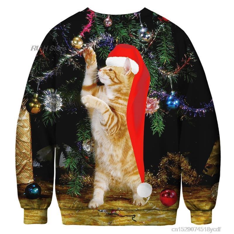 Cats Christmas Ugly Sweaters