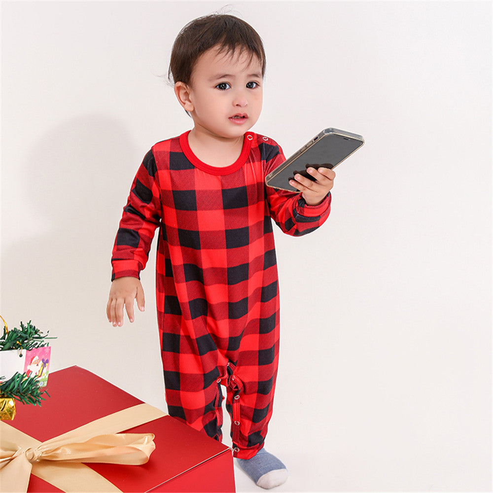 Fashion Family Christmas Print Pajama Set