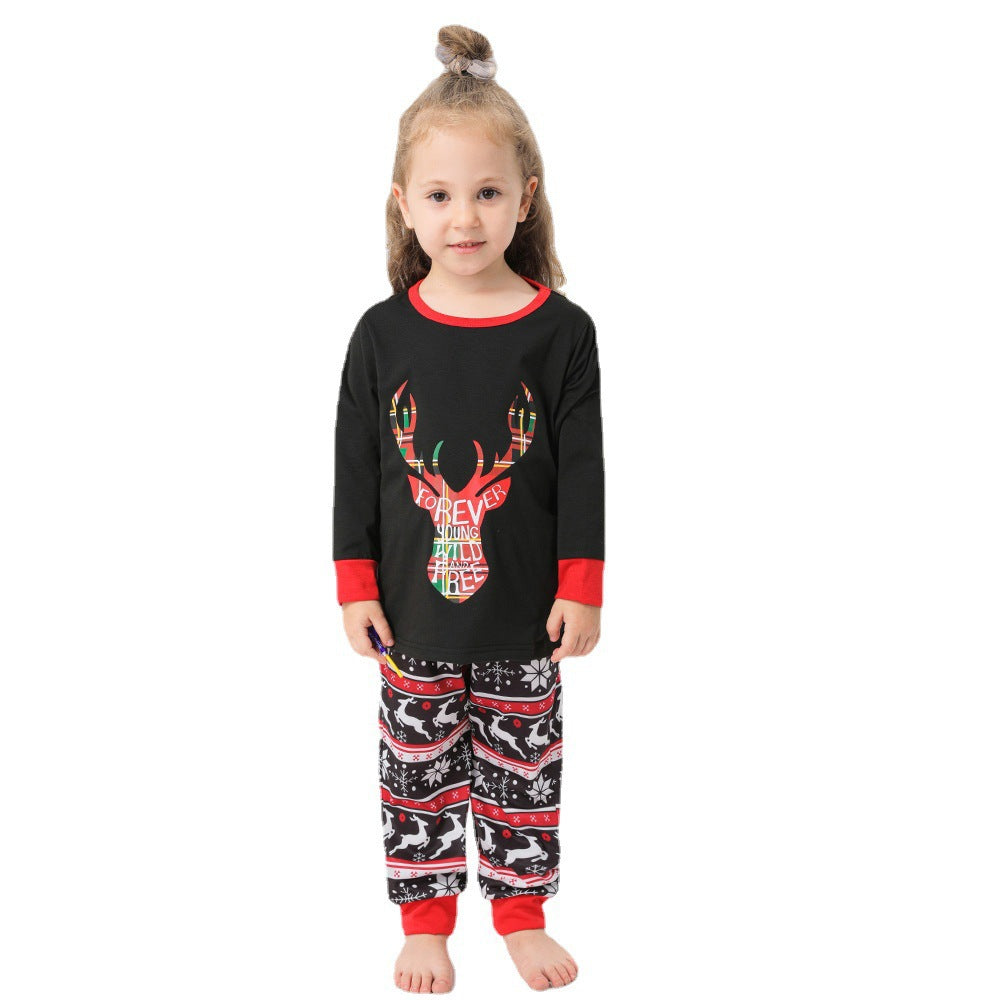 Long-sleeved Family Set Christmas Pajamas