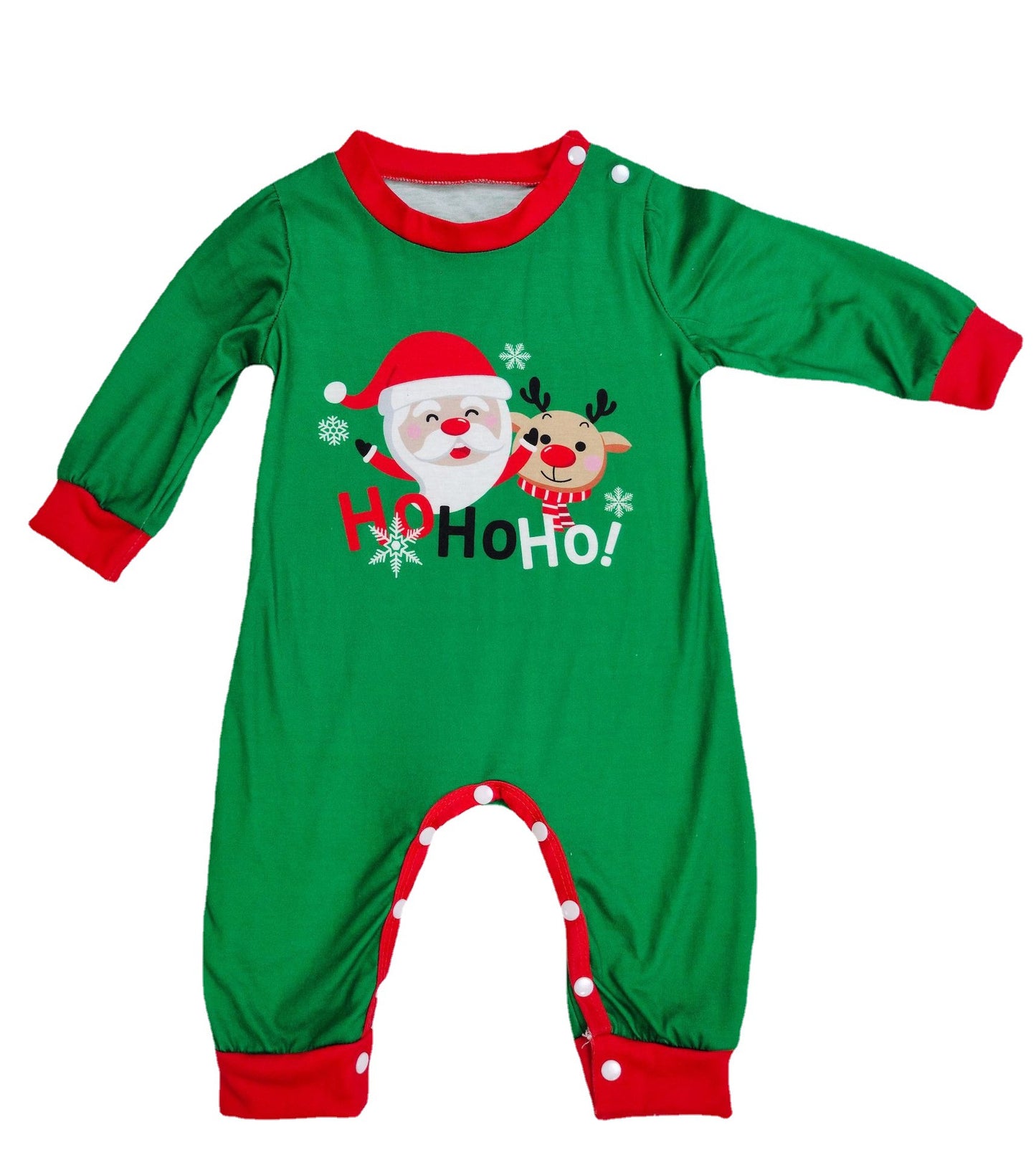 Family Matching Christmas Pajamas Sets with Santa Claus Printed Top