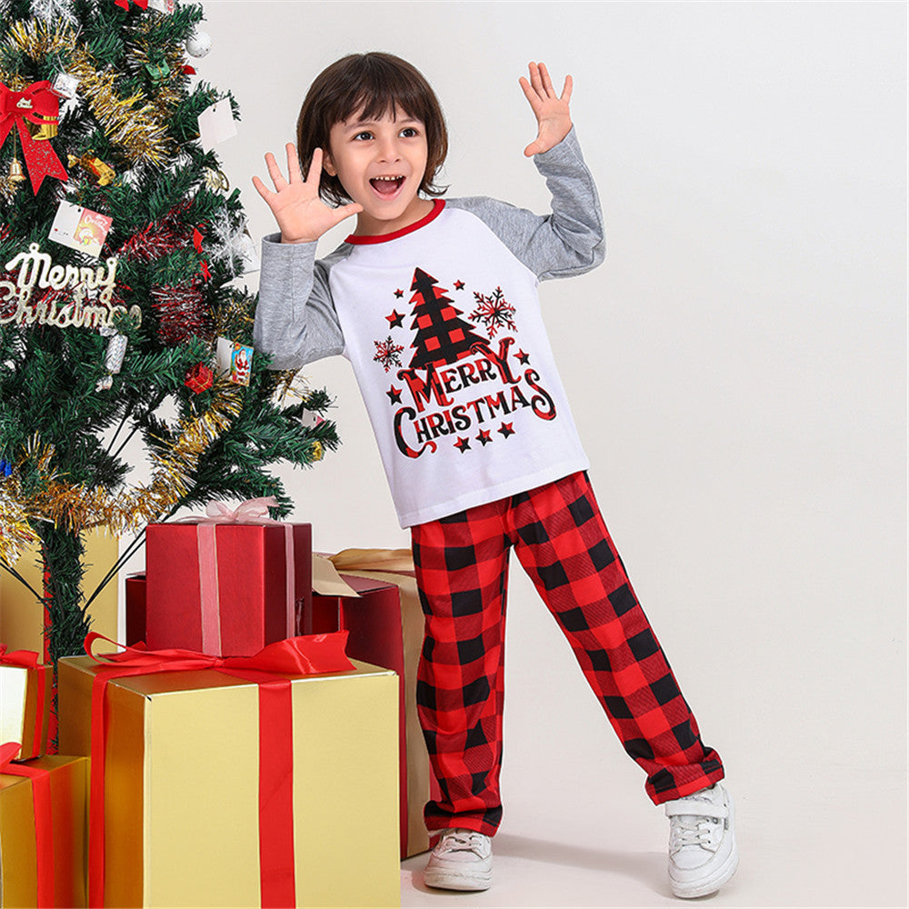 Fashion Family Christmas Print Pajama Set