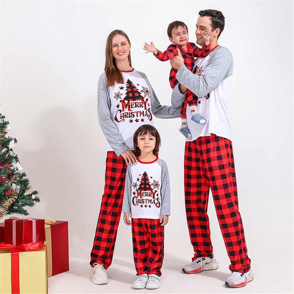 Fashion Family Christmas Print Pajama Set