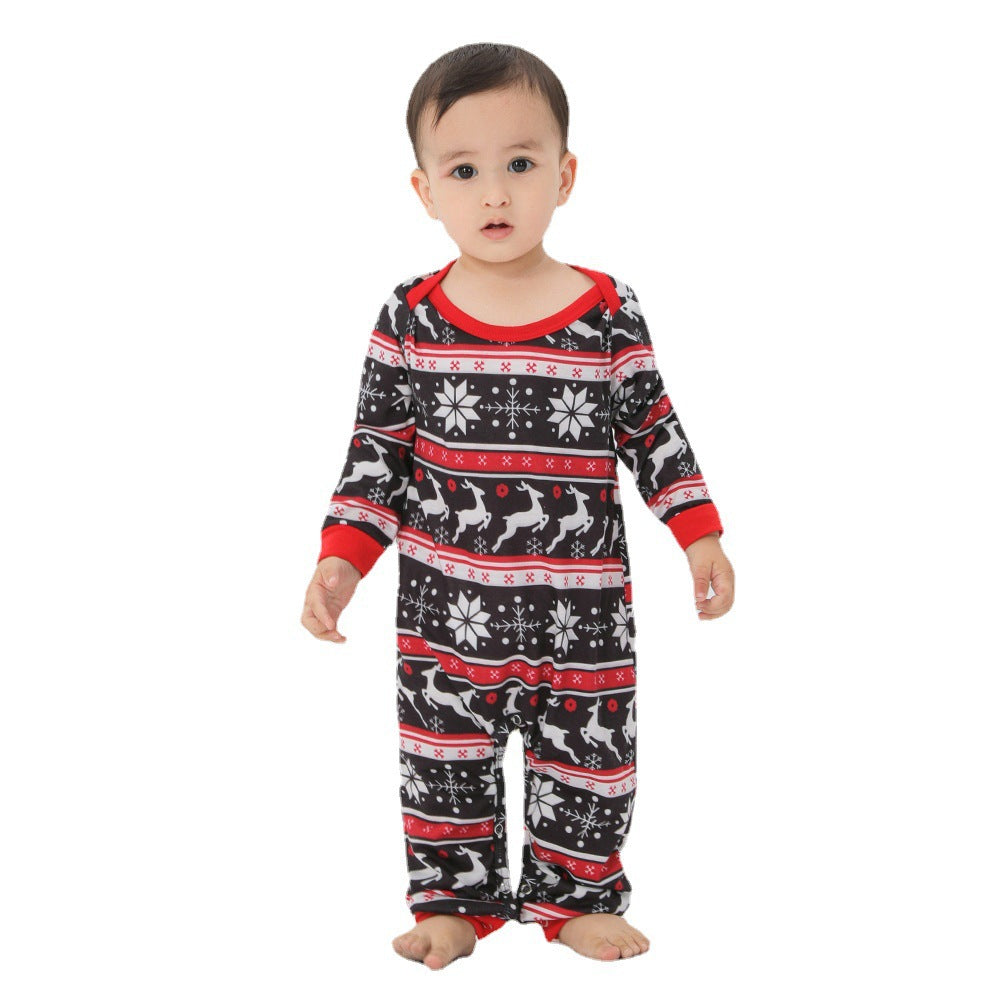 Long-sleeved Family Set Christmas Pajamas