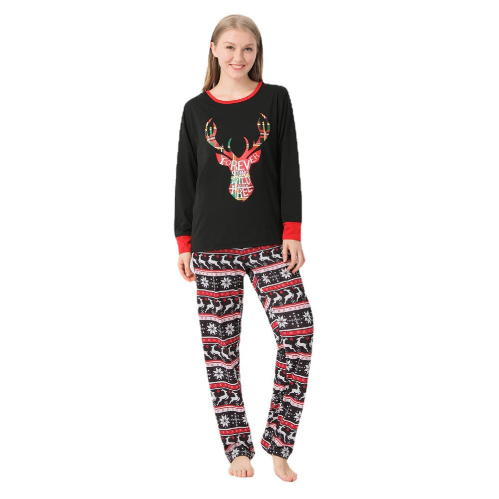 Long-sleeved Family Set Christmas Pajamas